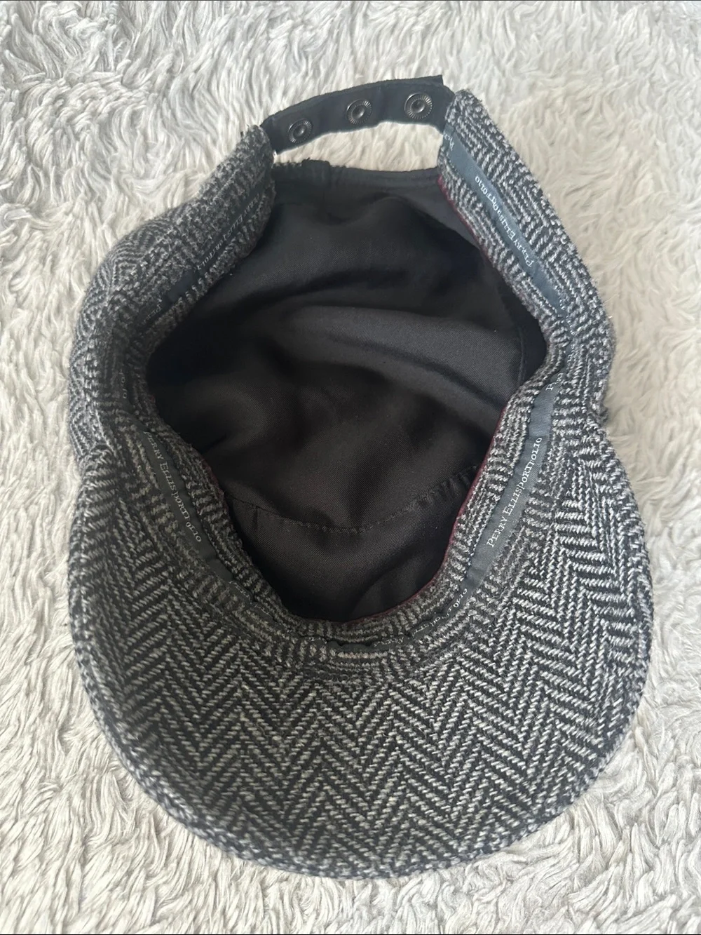 Perry Ellis herringbone patterned